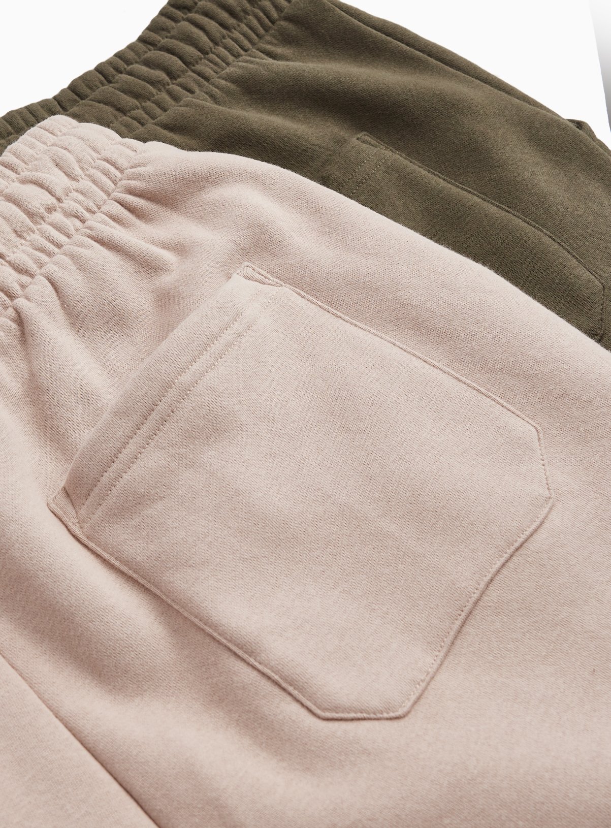 Stone & Khaki Regular Jersey Joggers 2 Pack S - Image 4 thumbnail